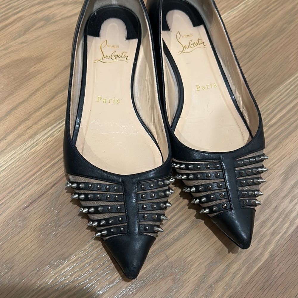Christian louboutin black flats 37 - Picture 2 of 5